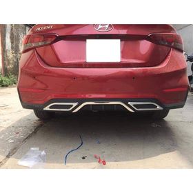 Lippo, ốp cản sau chia pô thể thao xe accent 2019- 2022