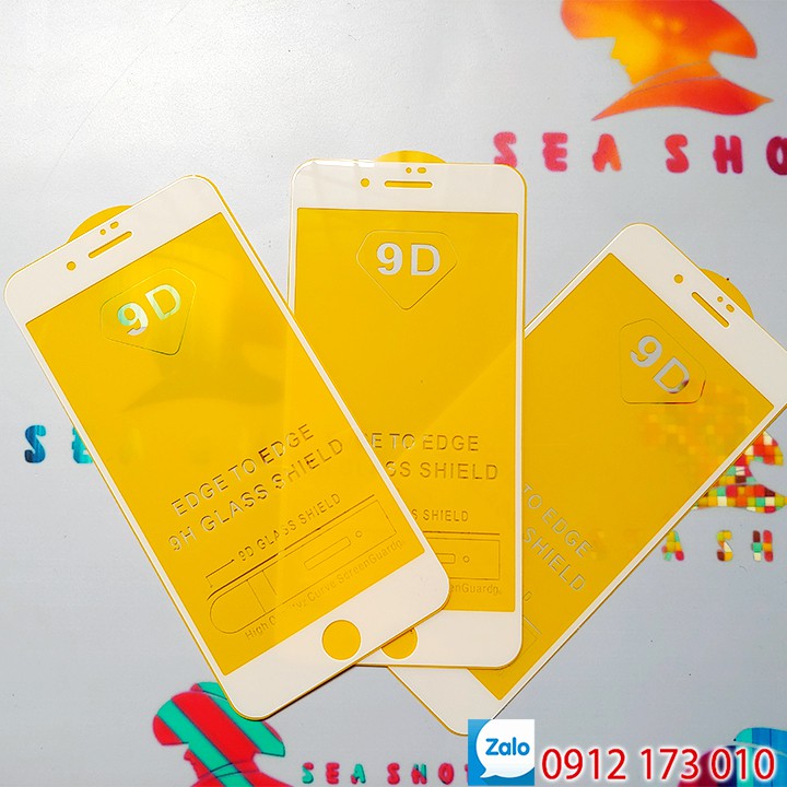 Bộ 3 Kính cường lực iPhone (Tất cả các dòng) Full màn hình / Dán màn hình iPhone 6 / 6S / Plus / 7 / 8 Plus / X / XS Max