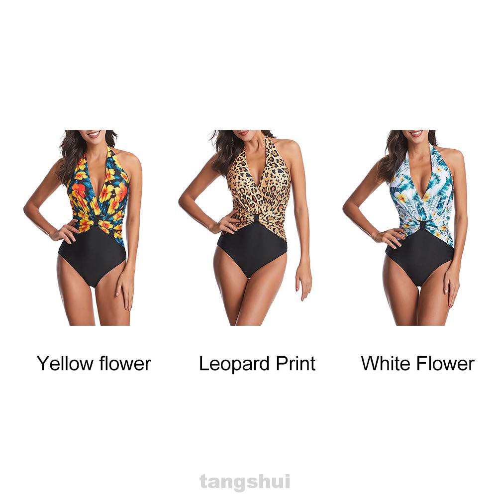 Bikini Hở Lưng Cổ Chữ V Có Đệm Mút Gợi Cảm Cho Nữ