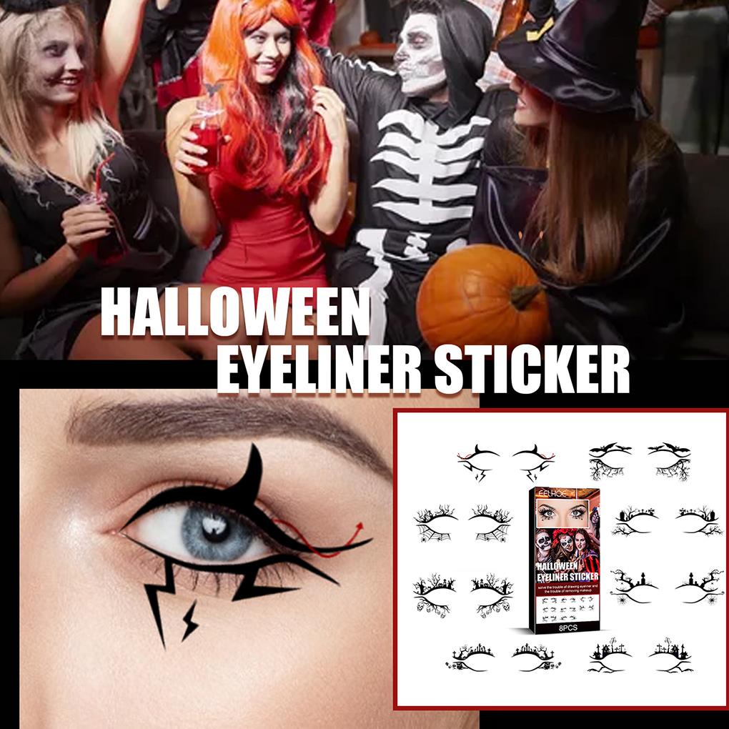 Miếng Dán Phấn Mắt Dùng Hóa Trang Tiệc Halloween Dành Cho Nữ