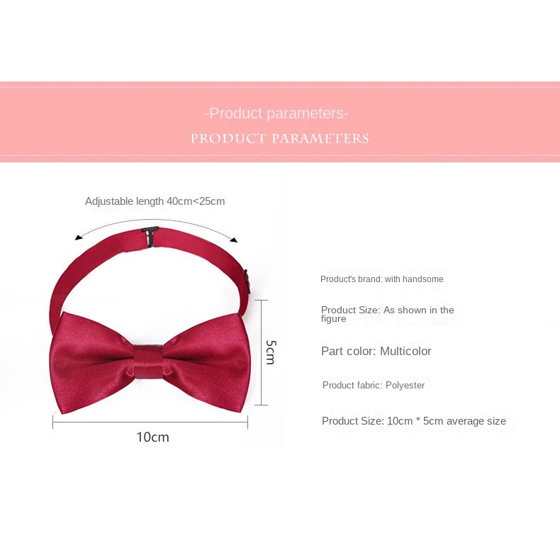 Nơ Thắt Cổ Áo Phong Cách Hàn Quốc Cho Bé Trai