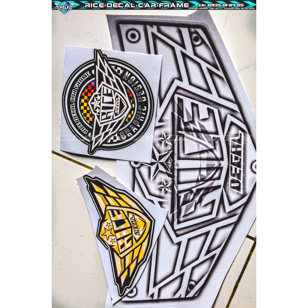 Tem Dán Hộp Đầu Sirius Trắng