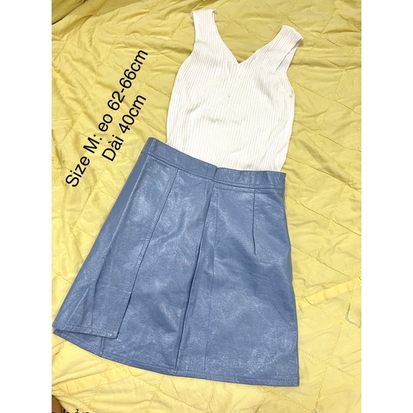 Chân váy da 2hand