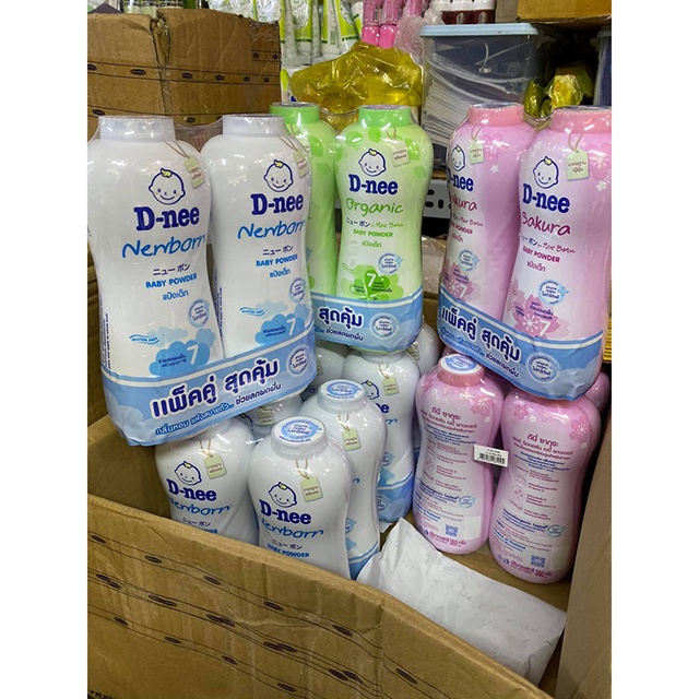 Phấn Rôm Em Bé Dnee Thái Lan D-nee Baby Powder 380g