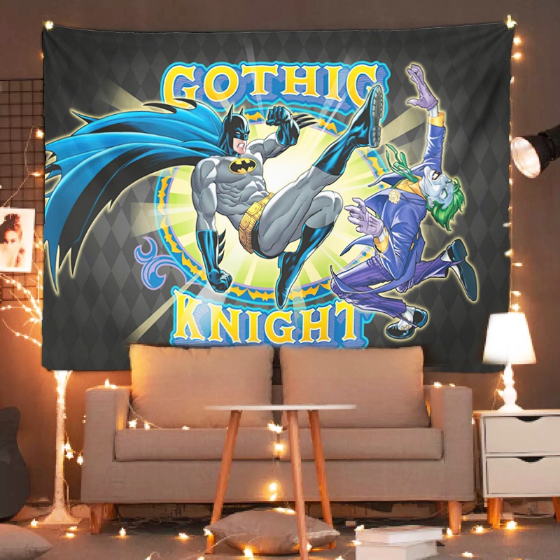 Joker 9  Thảm treo tường - Tranh vải decor tặng kèm móc treo tiện lợi.