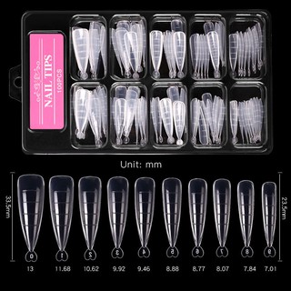 120 Móng úp nhọn nối móng-gel gum