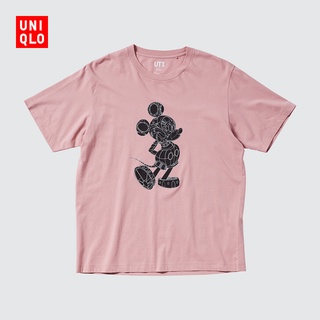 Uniqlo nam / nữ / cặp đôi mickey stands short sleeve t-shirt