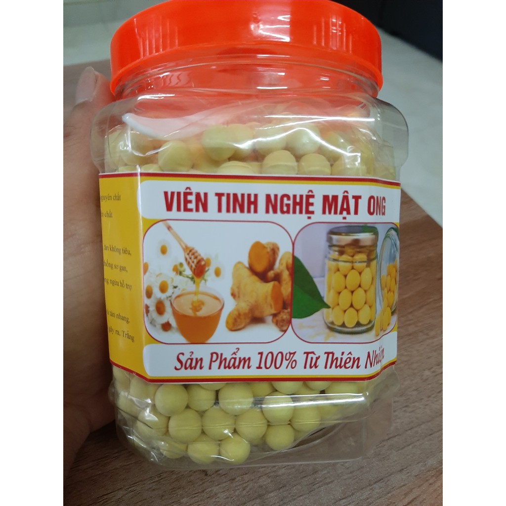 500gr viên tinh nghệ mật ong rừng nguyên chất nhà làm.