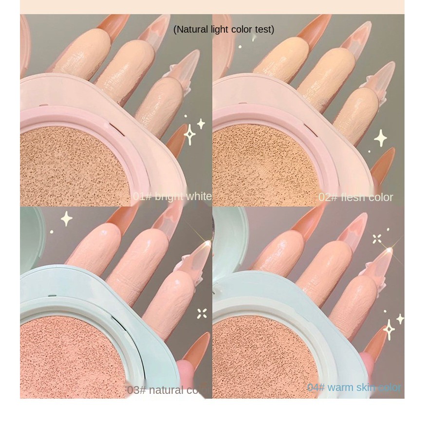 (Hàng Mới Về) Kem Bb Air Cushion Làm Trắng Che Khuyết Điểm Kiểm Soát Dầu Chống Nắng Maffick | BigBuy360 - bigbuy360.vn