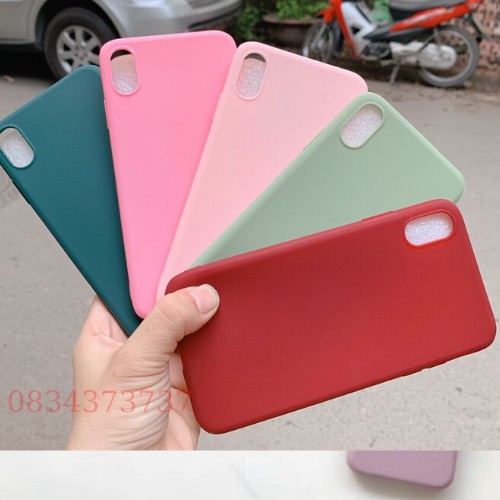 Xả kho lỗ vốn ốp dẻo trơn cho máy iphone samsung oppo có bảng mã ốp shop giao màu ngẫu nhiên,chọn màu ib shop