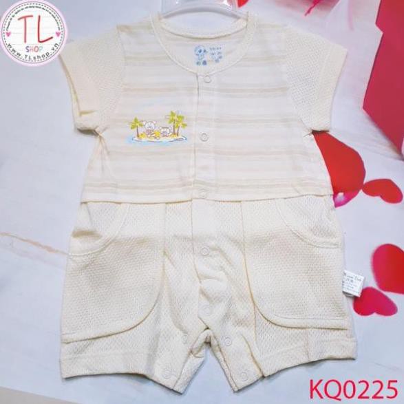 Thời Trang Trẻ Em -Bodysuit bé trai ngắn phối màu đáng yêu – Quần Áo Bé Trai - Bộ Bé Trai - Quần Áo Bé Gái - Bộ Bé