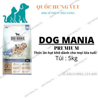 Thức ăn hạt cho chó mọi lứa tuổi dog mania 5kg - quốc hưng vet