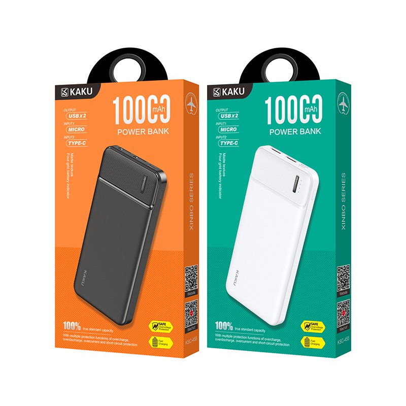 Sạc dự phòng 10.000mah chính hãng KAKU mã KSC - 455