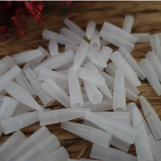 Ngòi nhựa kim 7 dẹt  cho máy phun xăm - 100 cái