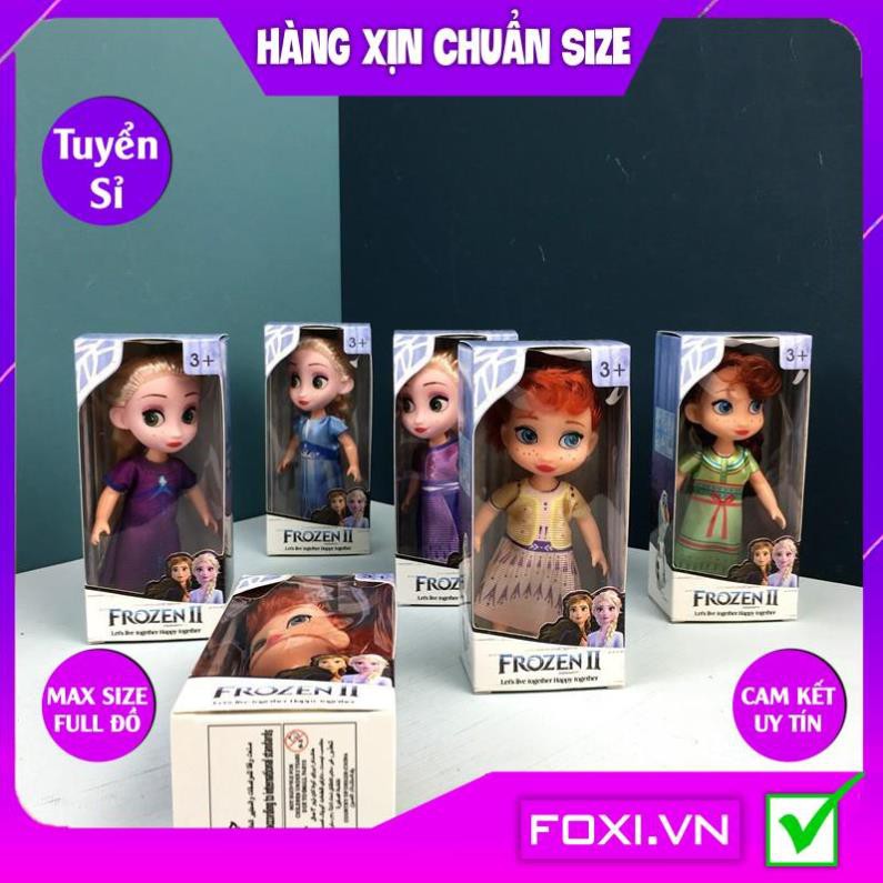 Búp bê Barbie Anna và Elsa Foxi-Đồ chơi công chúa nhân vật hoạt hình đẹp-vui nhộn-dễ thương-sáng tạo-Trò chơi nhập vai