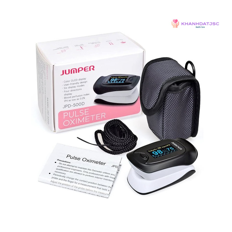 Máy đo nồng độ oxy trong máu JUMPER Pulse Oximeter SPO2 JPD-500D/JPD-500E
