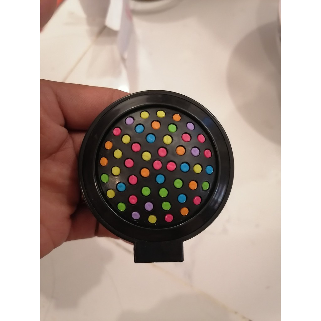 Gương trang điểm mini gấp gọn kiêm lược chải đầu màu ngẫu nhiên