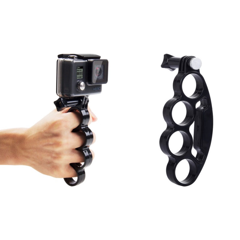 Giá Đỡ Máy Ảnh Thể Thao Màu Đen Đeo Ngón Tay Cho Gopro Hero
