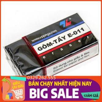 (FreeShip) Gôm tẩy đen thiên long TL E-011