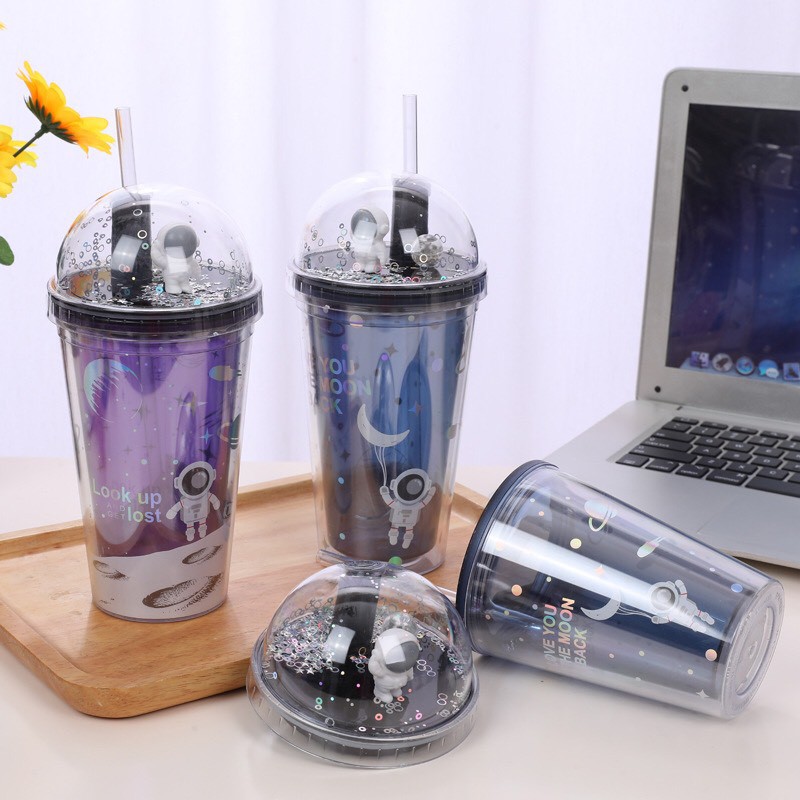 Ly Nước Phi Hành Gia Kèm Ống Hút DLN28 DLN29