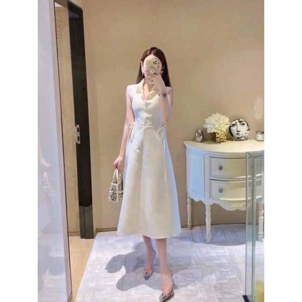 Đầm váy cao cấp đan eo dáng dài