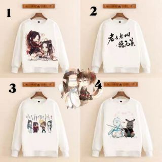 Áo Sweater In Hình Ma Đạo Tổ Sư - Trần Tình Lệnh, Tiêu Chiến, Vương Nhất, Lam Vong Cơ