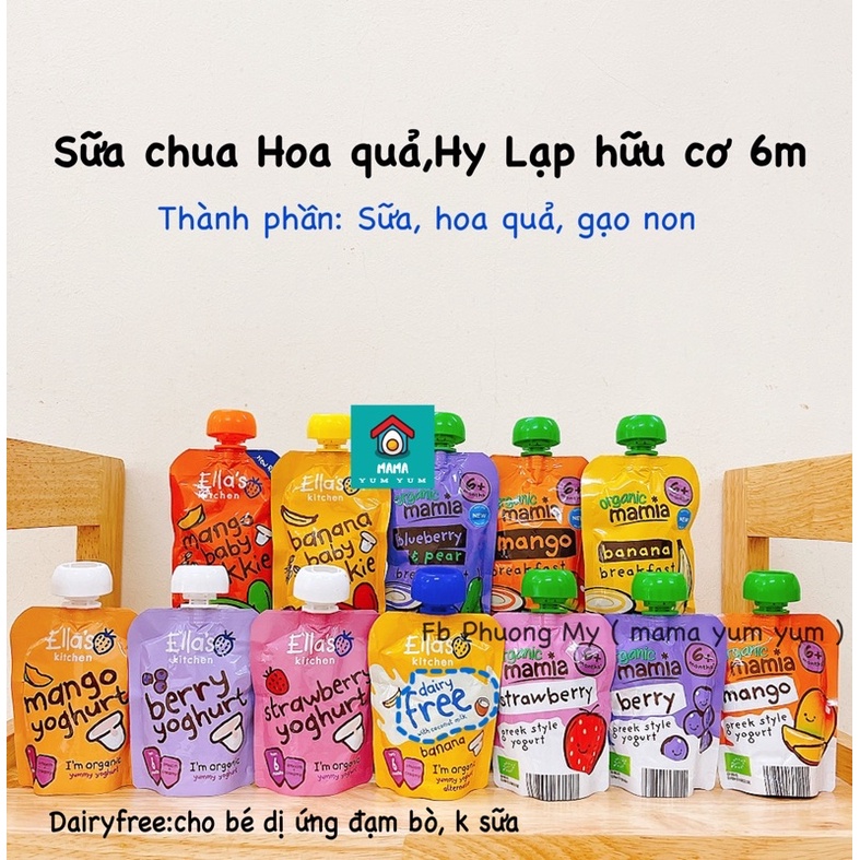 Date 8 22-2023 sữa chua hy lạp, hoa quả hữu cơ cho bé 6 tháng của anh - ảnh sản phẩm 1