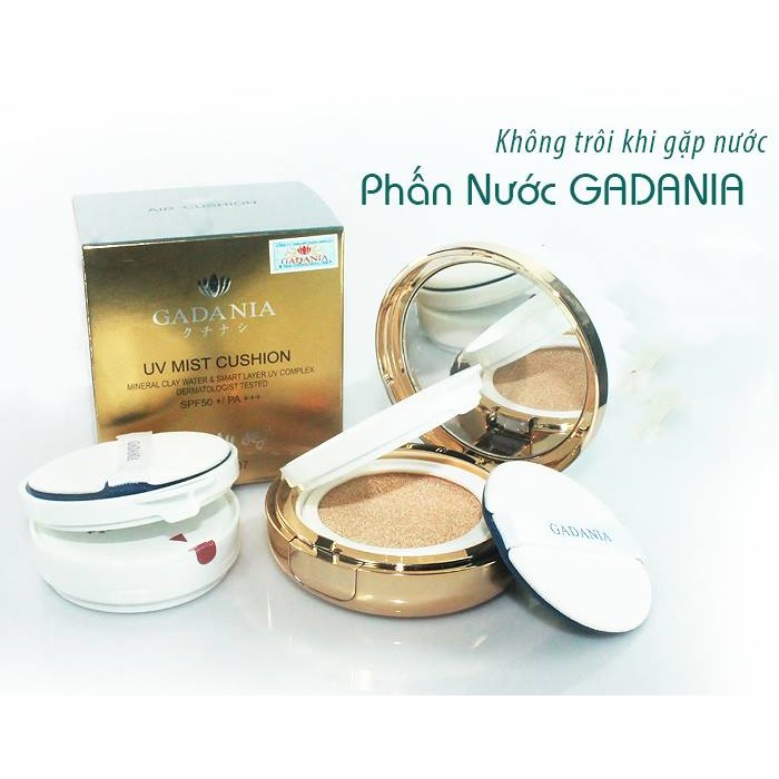 Phấn nước CUSHION GADANIA Nhật Bản (kèm lõi thay thế)