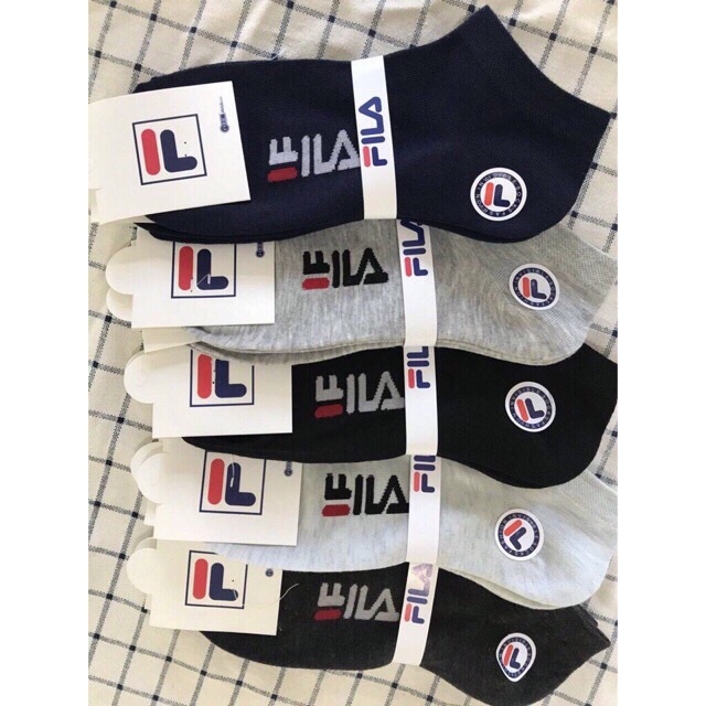 Set 10 Đôi Tất Nam Cổ Ngắn Cotton Co Giãn Kháng Khuẩn FL (Ảnh thật)*