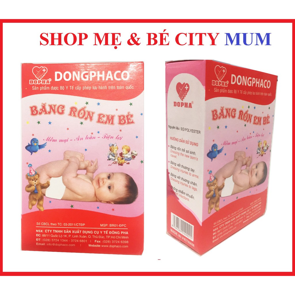 Băng Rốn Cho Trẻ Sơ Sinh, Gạc Rốn Đông Pha