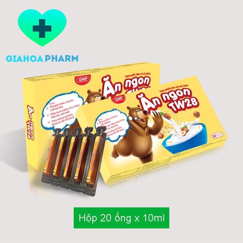 Ống uống hỗ trợ ăn ngủ ngon, tăng cường tiêu hoá, tăng đề kháng - Ăn ngon TW28