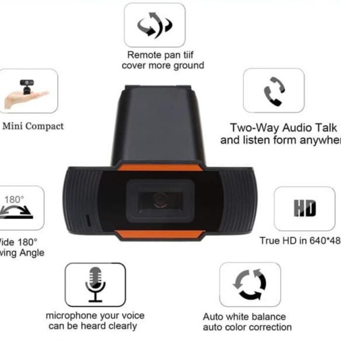 Webcam 720p Hd Tự Động Lấy Nét Kèm Micro Cho Máy Tính / Laptop | BigBuy360 - bigbuy360.vn