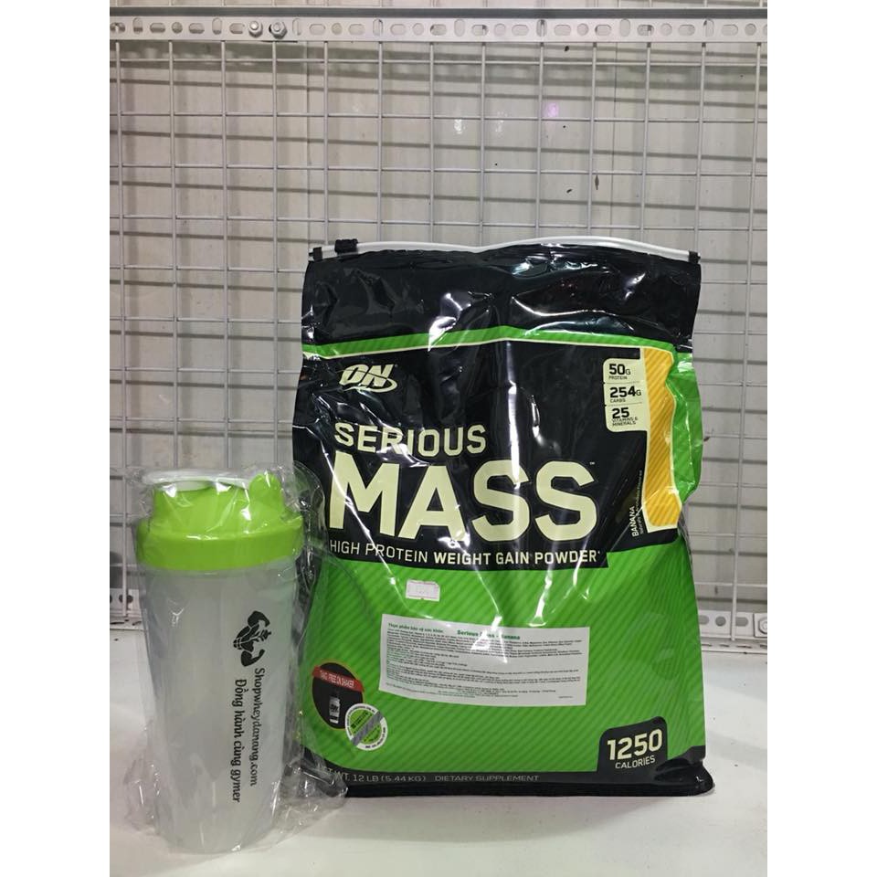 Sữa Dinh Dưỡng Tăng Cân Cho Người Gầy Serious Mass 12lbs của On (5.6 kg)