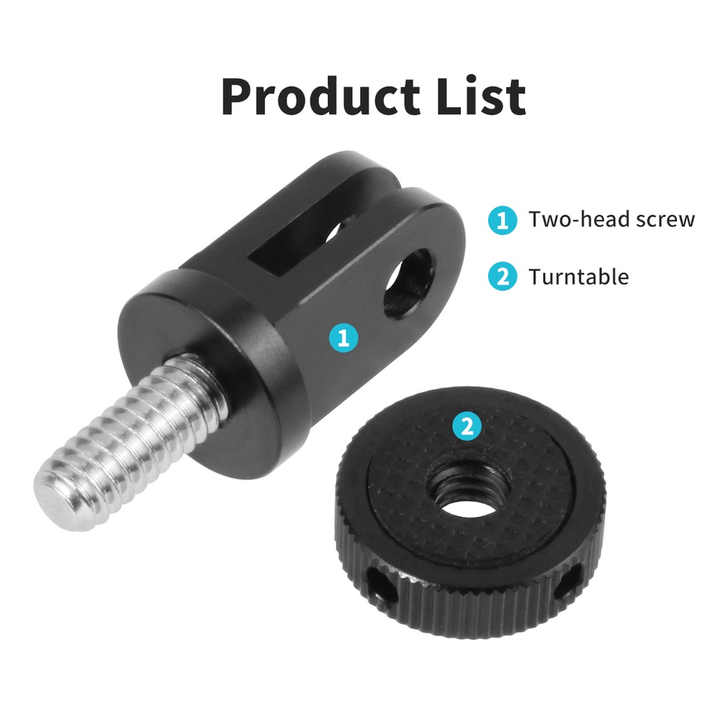 Giá Đỡ Ba Chân Mini XT-XINTE Bằng Thép Không Gỉ Nâng Cấp Ốc Vít 1 / 4 Tương Thích Với Go-Pro