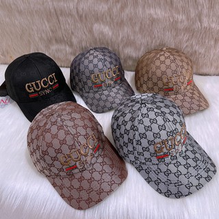 Nón kết lưỡi trai vải lụa dệt thêu logo chữ thời trang Gc