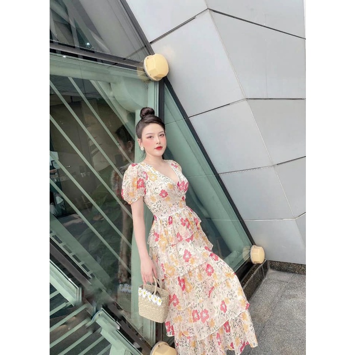 Váy hoa bèo tầng siêu xinh