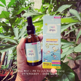 DHA Drop Nature Aid Cho bé từ 3 tháng - 5 tuổi