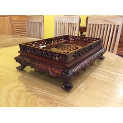 Khay trà gỗ Cẩm loại nhỏ
