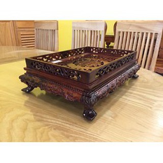 Khay trà gỗ Cẩm loại nhỏ