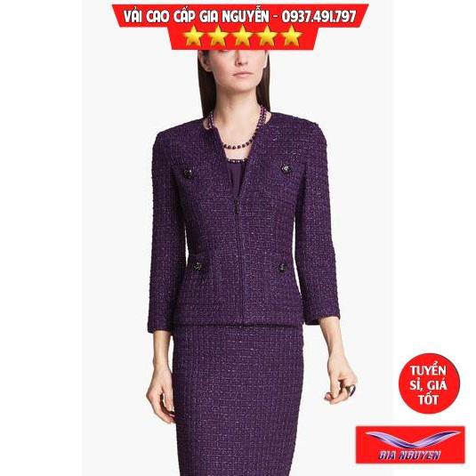 Dạ Text-Vải Tweed chuyên may vest-áo khoác-váy-áo măng-tô cho mùa Đông-giá rất rẻ