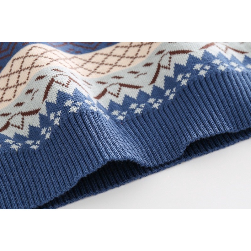 Áo len bé trai WAPYPY áo len hoạ tiết đẹp cho bé