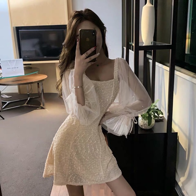Váy đi tiệc đính hạt