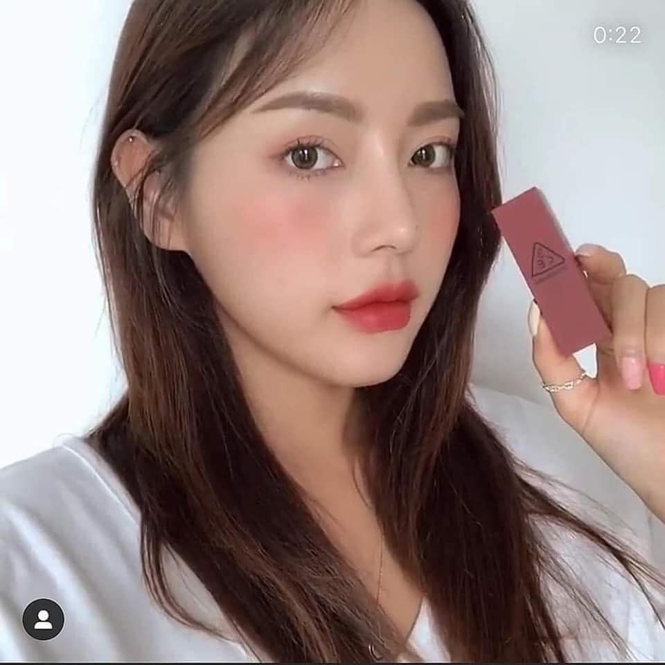 (MÀU MỚI) Son lì 3CE Matte Lip Color 227 Benchmark 909 Smoked rose