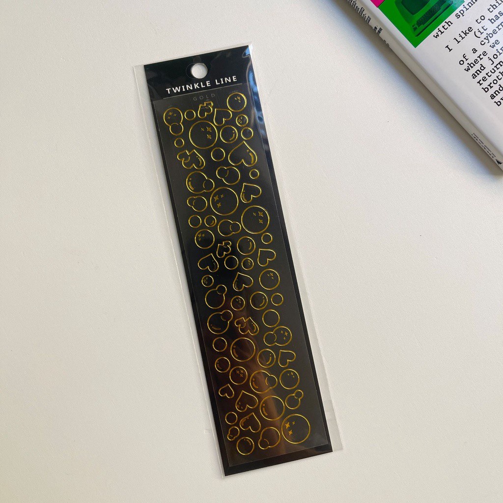 Sticker Trong Suốt Dán Trang Trí