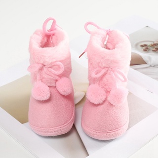 Giày Bốt Cổ Cao Đế Mềm Cho Bé Tập Đi
