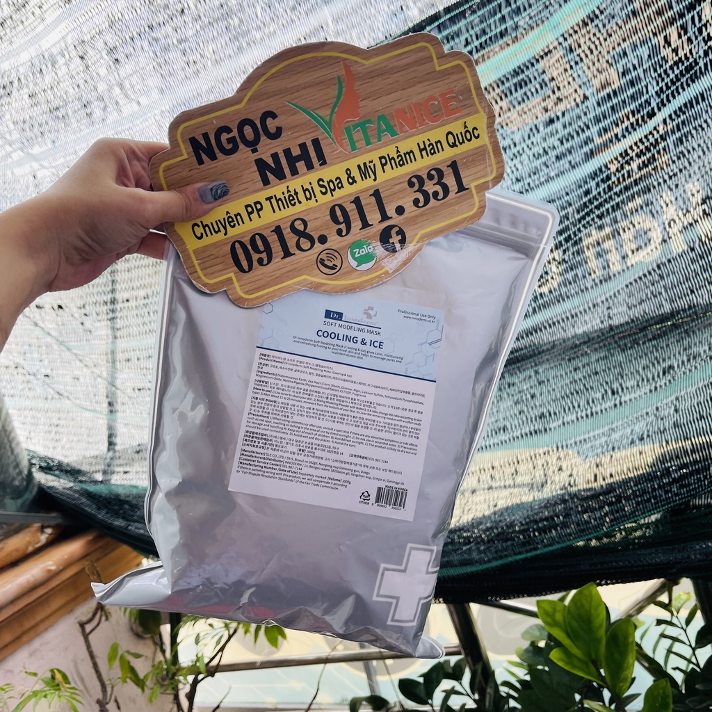Mặt Nạ Bạc Hà Làm Mát Da Dr.Innoderm Soft Modeling Mask Cooling & Ice 1kg