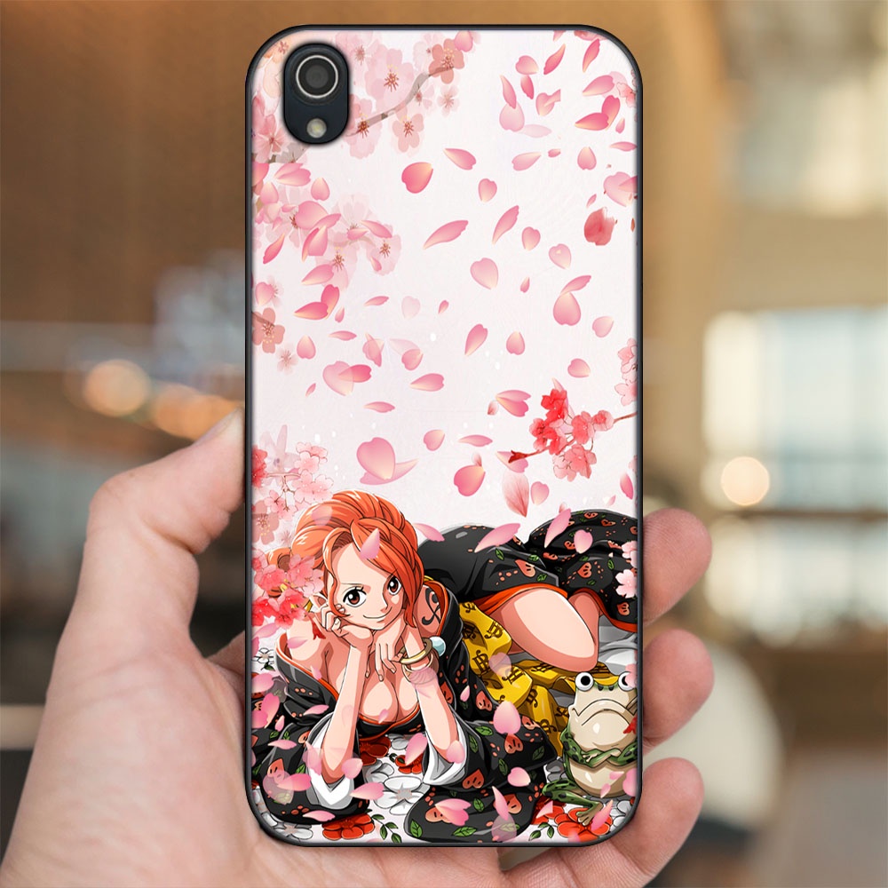 Ốp lưng Vivo Y91c viền đen in hình Nami One Piece Đảo Hải Tặc