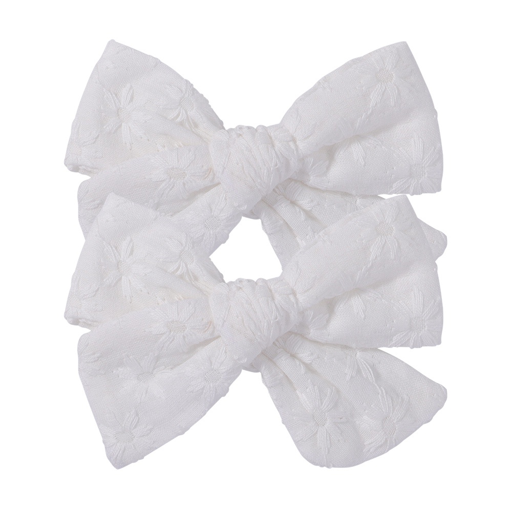 Set 2 kẹp tóc KIDSBOWS hình hoa phong cách thời trang cho bé gái