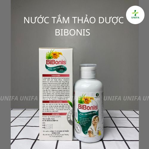 Nước tắm thảo dược cho bé Bibonis, nước tắm thảo mộc - Món quà thiên nhiên cho làn da nhạy cảm