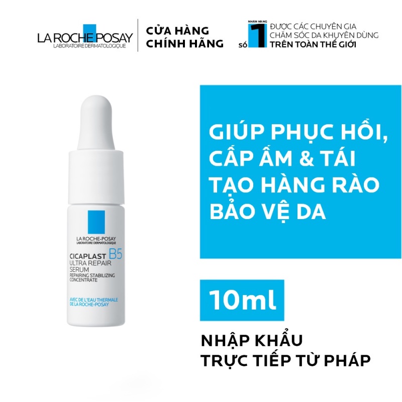 Dưỡng chất giúp phục hồi, cấp ẩm & hỗ trợ tái tạo hàng rào bảo vệ da Cicaplast B5 Ultra Repair serum 10ml